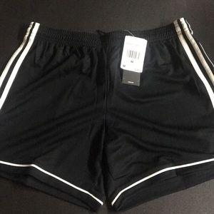 NWT Adidas squad Women’s M Black shorts